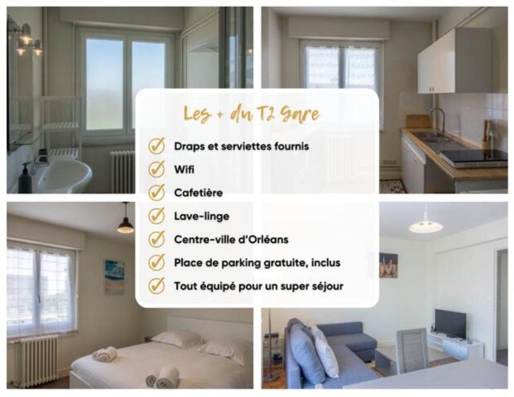 T2 Gare + Parking Apartment ออร์เลออง ภายนอก รูปภาพ